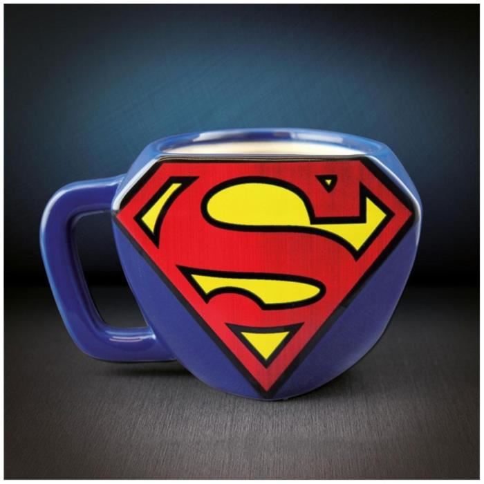 Superman Mug En Forme De Logo Multicolor...