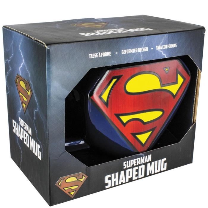 Superman Mug En Forme De Logo Multicolor...