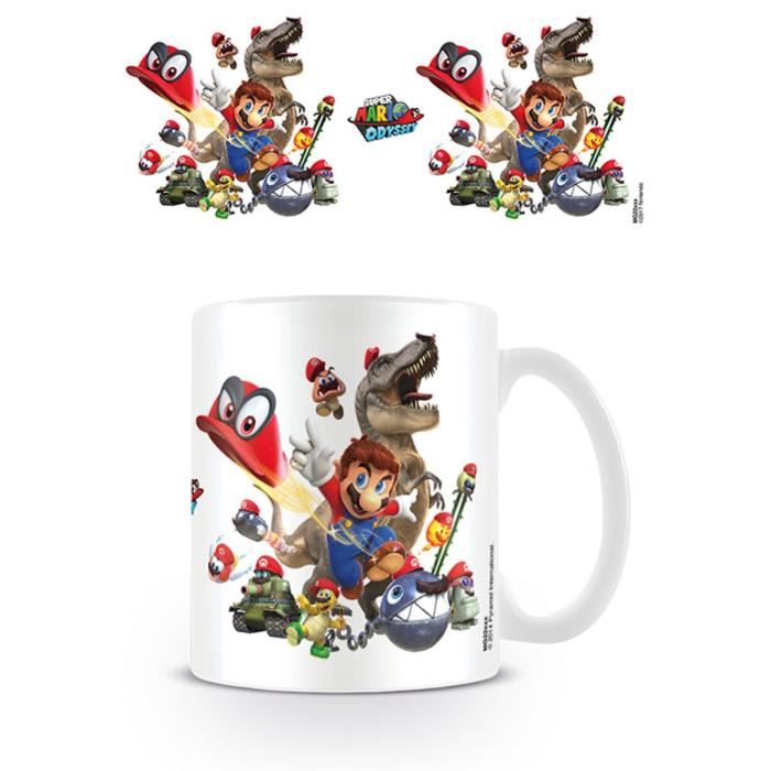 Super Mario Odyssey Mug - Cap Montage
