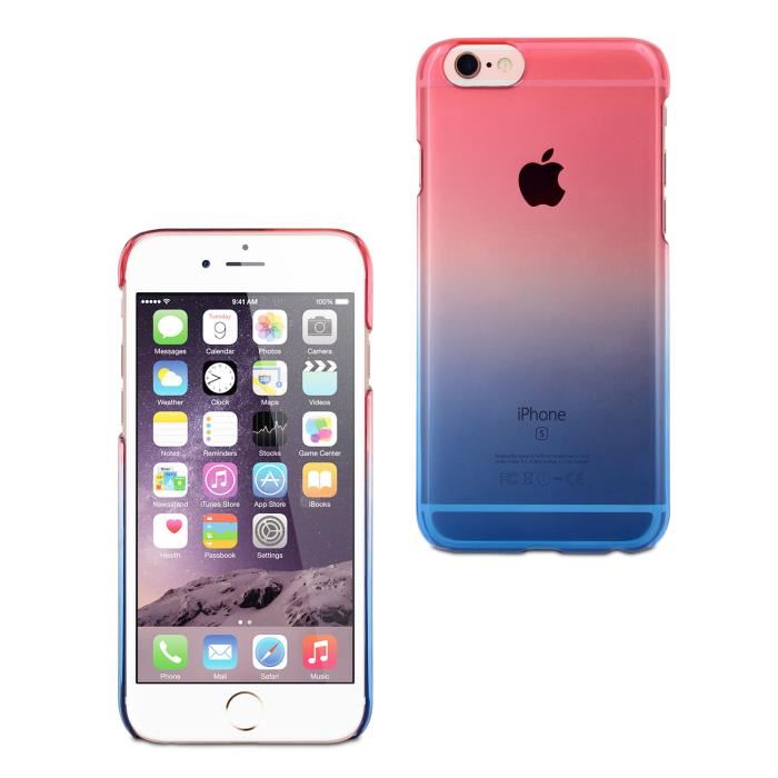 Muvit Life Coque Vegas Rose Bleu Apple Iphone 66s