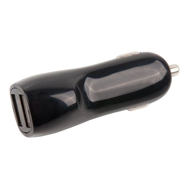 OMuvit - SPRING Chargeur VOITURE 2USB 3,4A NOIR