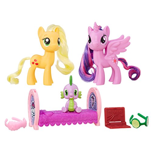 Hasbro Figurine My Little Pony : Coffret Amies Pour La Vie : Twilight Sparkle Et Applejack