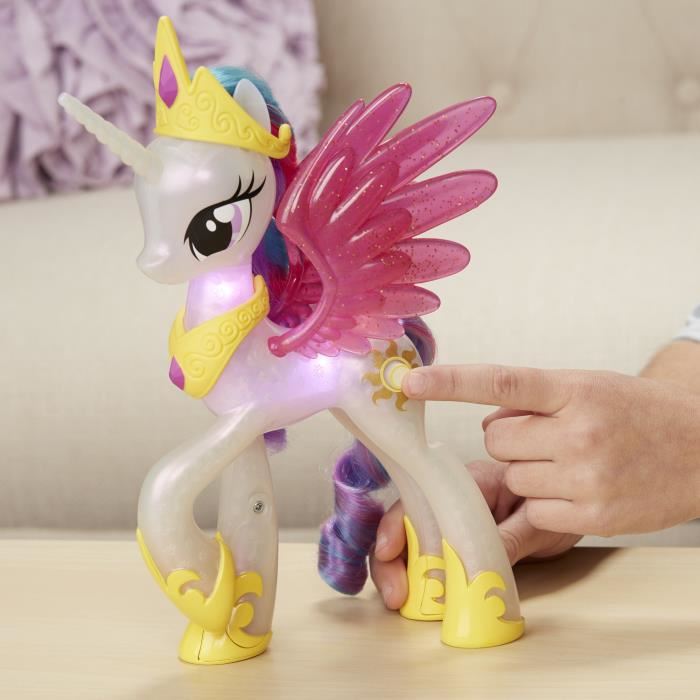 My Little Pony Princesse Celestia Electronique 20cm Brillance Magique