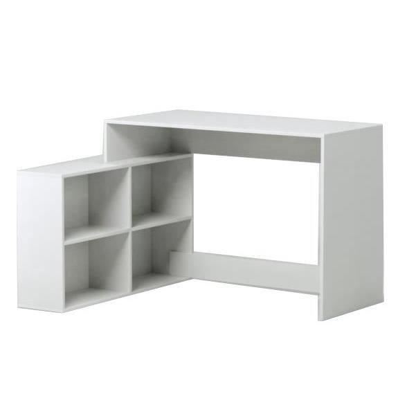 Bureau Dangle Nagano Panneaux De Particules Blanc Mat L 1119 X P 1007 X H 767 Cm Demeyere