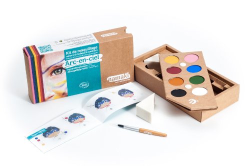 Kit Maquillage Bio 8 Couleurs Arc En Ciel