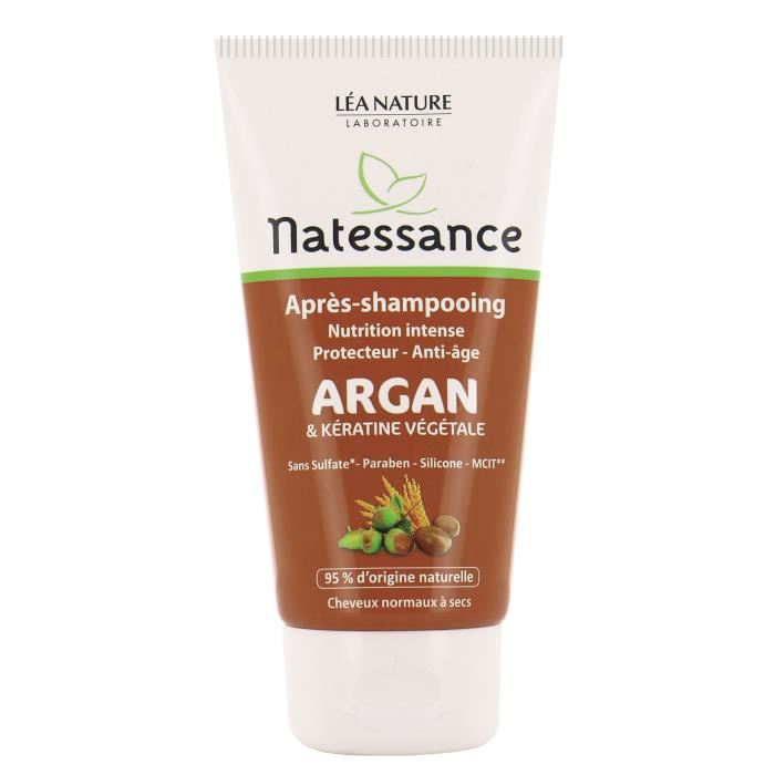 Natessance Apres-shampooing Argan Et Keratine 150ml