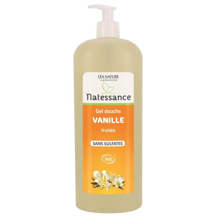 Natessance Gel Douche Vanille Fruitee 1l