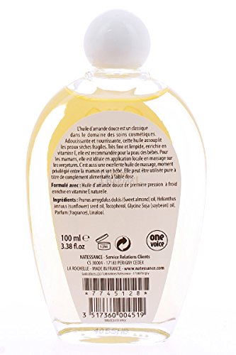 NATESSANCE Huile d'Amande Douce 100 ml