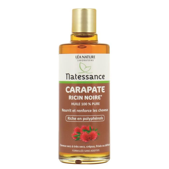 Huile De Carapate 100 Pure Natessance Nourrit Repare Protege Et Fortifie Le Cuir Chevelu 100ml