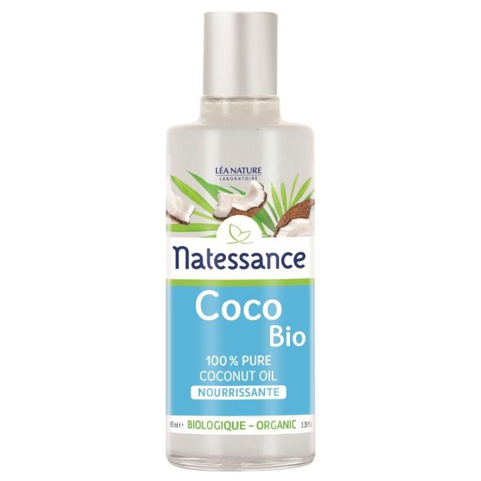 Natessance huile vierge de coco bio 100ml
