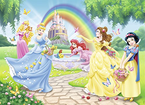 Puzzle Disney Princesses - Nathan - Le Jardin Des Princesses - 100 Pieces - Trieur - Des 6 Ans