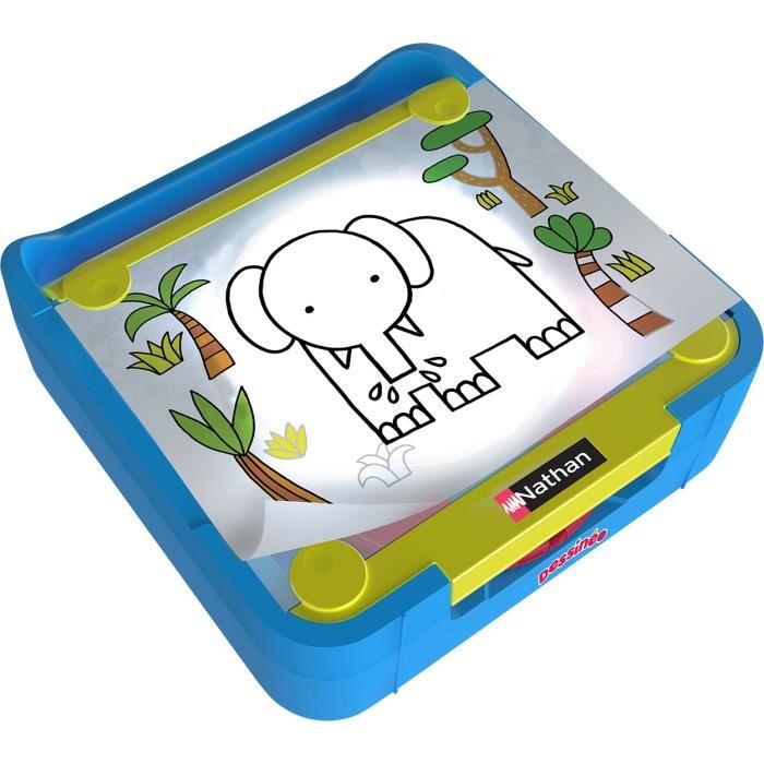 Nathan - Dessineo - Mon Atelier De Dessin Avec Plateforme Lumineuse - Pour Enfant Des 4 Ans
