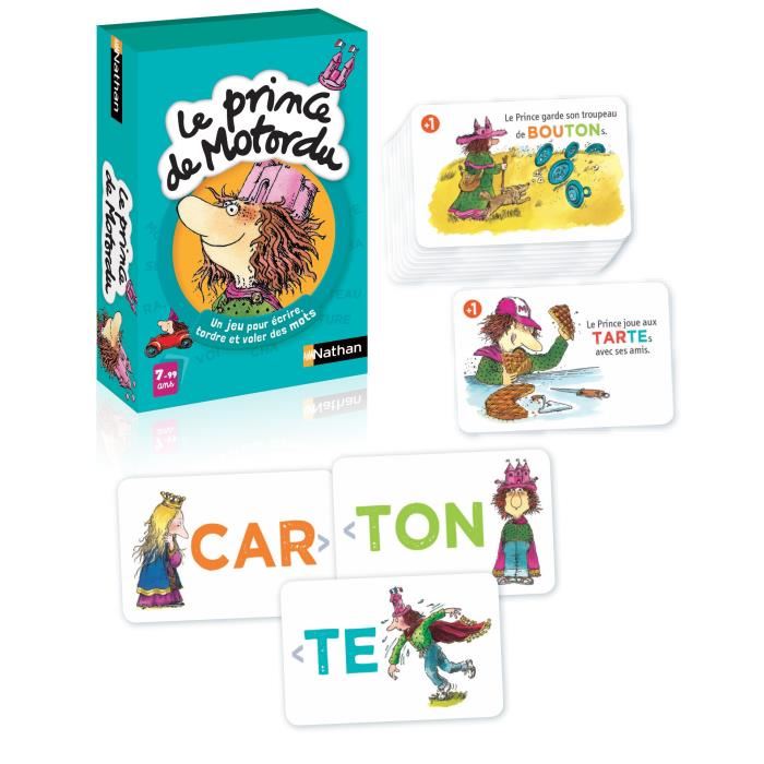NATHAN Le Prince de Motordu Jeu de Cartes
