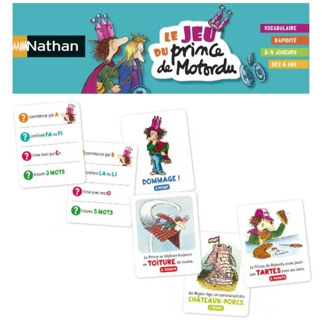 Nathan - Le Jeu Du Prince De Motordu - Jeu De Societe