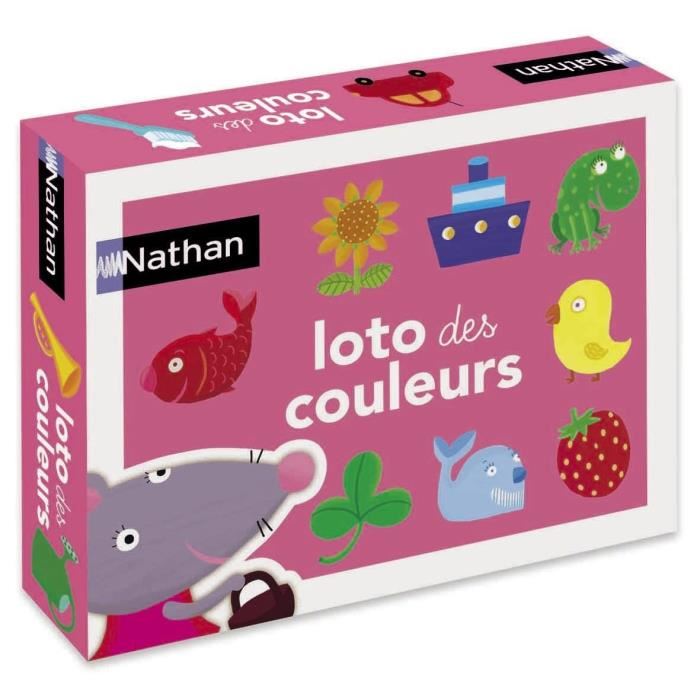 Loto Des Couleurs Nathan - Jeu Educatif Pour Enfants De 2 Ans Et Plus