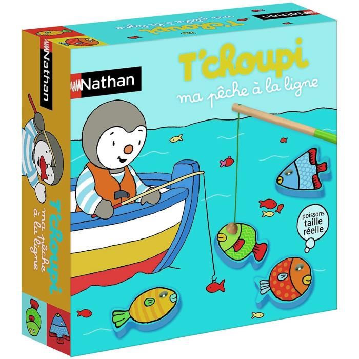 Jeu De Peche Evolutif Tchoupi - Nathan - Motricite Fine - Mixte - Des 3 Ans