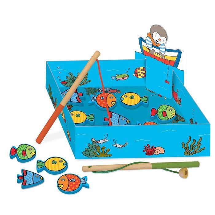 Jeu De Peche Evolutif Tchoupi - Nathan - Motricite Fine - Mixte - Des 3 Ans