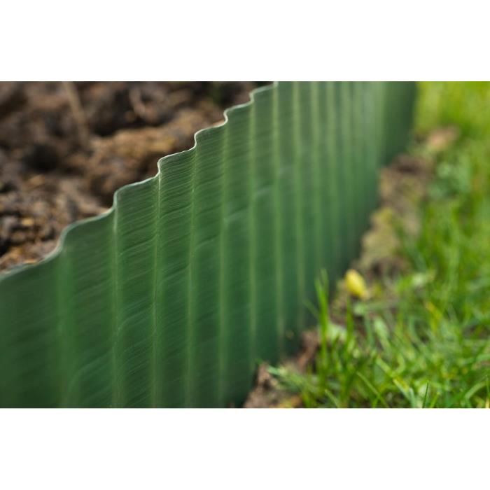 NATURE Bordure a gazon polyethylene 25cm X 9m