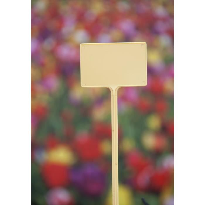 Nature Etiquettes En T A Planter En Pvc 34cm - 5 Etiquettes