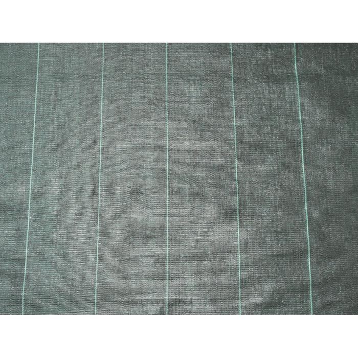 Toile De Paillage Paysages Noire 330 X 5 M Traite Anti Uv 100 Gm² Bache De Sol Anti Mauvaises Herbes