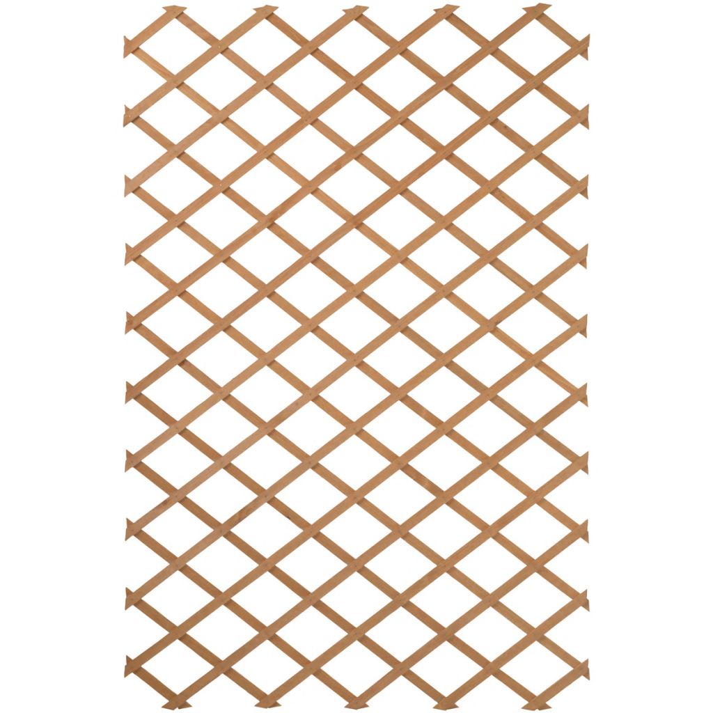 Nature Treillis De Jardin 100 X 300 Cm Bois Marron 419779