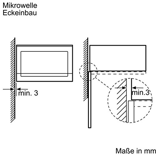 Micro-ondes Encastrable - Neff Hlawd53n0 - Noir - 25 L - Monofonction - 900 W