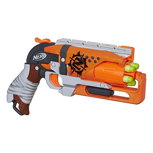 Pistolet Nerf Zombie Hammershot A Barillet Rotatif - Nerf - Pour Enfants A Partir De 8 Ans