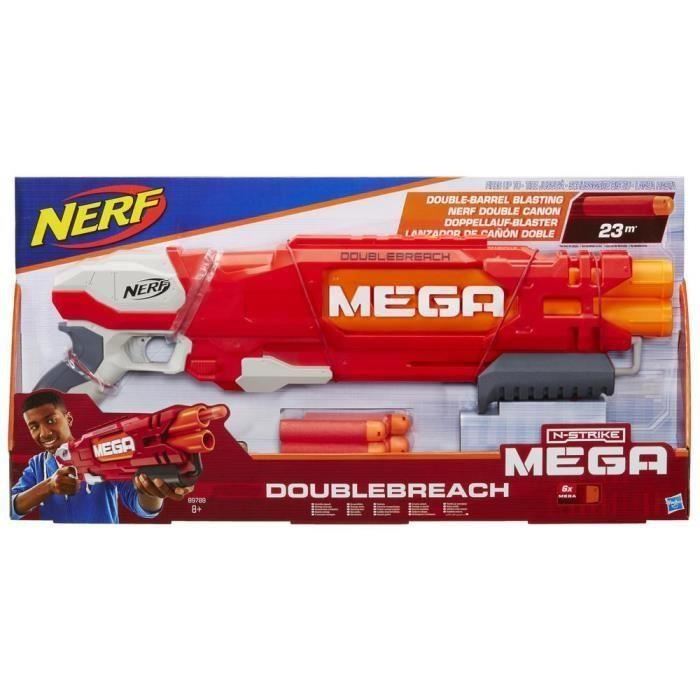 Nerf Mega Double Breach Et Flechettes Me...