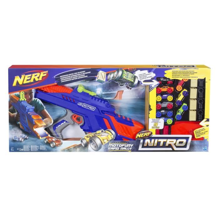 Nerf Nitro - Lanceur De Voitures Motofurry Pour Garcon De 5 Ans Et Plus