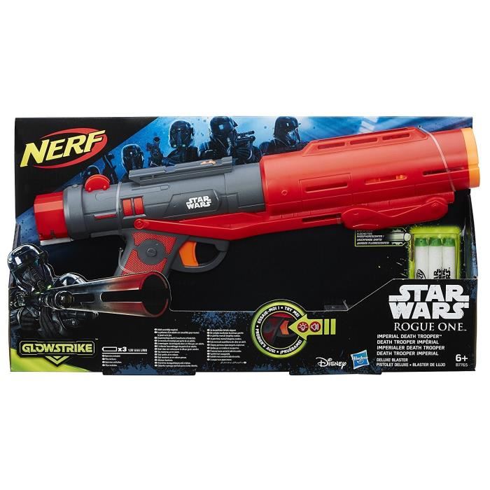 Nerf Star Wars - Blaster Death Trooper Imperial + 3 Flechettes