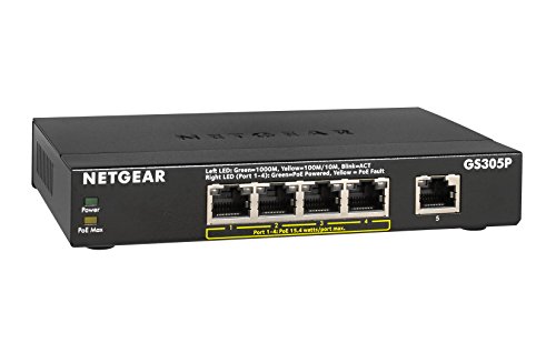 Netgear (gs305p) Switch Ethernet Poe 5 P...