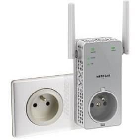 Netgear Repeteur Wifi Ex3800 Ac750 Wifi Booster Prise De Courant Integree Compatible Toutes Box