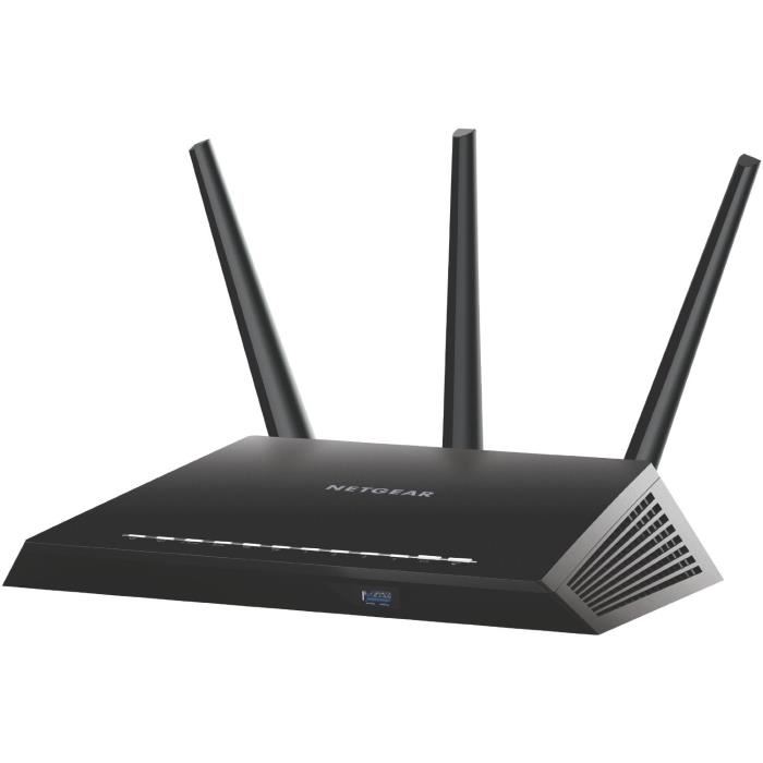 Routeur Sans Fil Netgear R7000 - Ieee 802.11ac - 2,40 Ghz Bande Ism - 5 Ghz Bande Unii - 3 X Antenne - 1300 Mbps Vitesse Sans Fil - 4 X Port Reseau - 1 X Port Broadbandband - Usb - Gigabit Ethernet Desktop