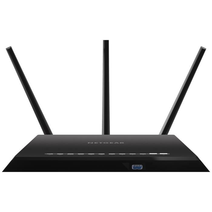 Routeur Sans Fil Netgear R7000 - Ieee 802.11ac - 2,40 Ghz Bande Ism - 5 Ghz Bande Unii - 3 X Antenne - 1300 Mbps Vitesse Sans Fil - 4 X Port Reseau - 1 X Port Broadbandband - Usb - Gigabit Ethernet Desktop