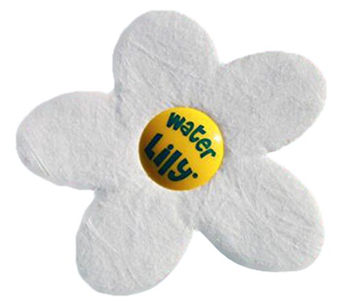Fleur Absorbante Pour Piscine - Mareva - Water Lily - 12 Cm - Tissu Microfibres - Absorption Des Polluants