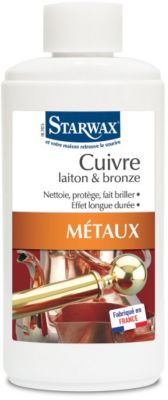 Nettoyant cuivre, laiton et bronze STARWAX 250ml