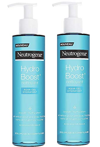 Neutrogena Hydro Boost Nettoyant Aqua Gel Hydratant Lot De 2