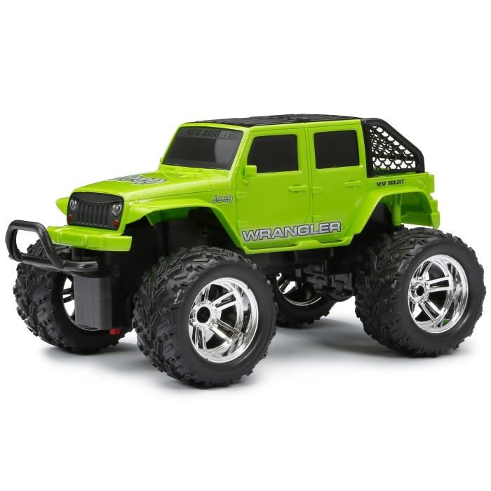 NEW BRIGHT Jeep WRANGLER 4 Portes Voiture Telecommandee - Echelle 1/18