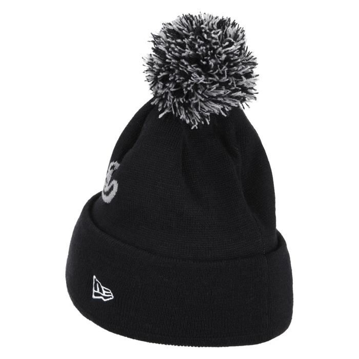 Bonnet De Ski - New Era - Ch Bobblescript 2 Neyyan Otc - Acrylique - Gris Et Noir