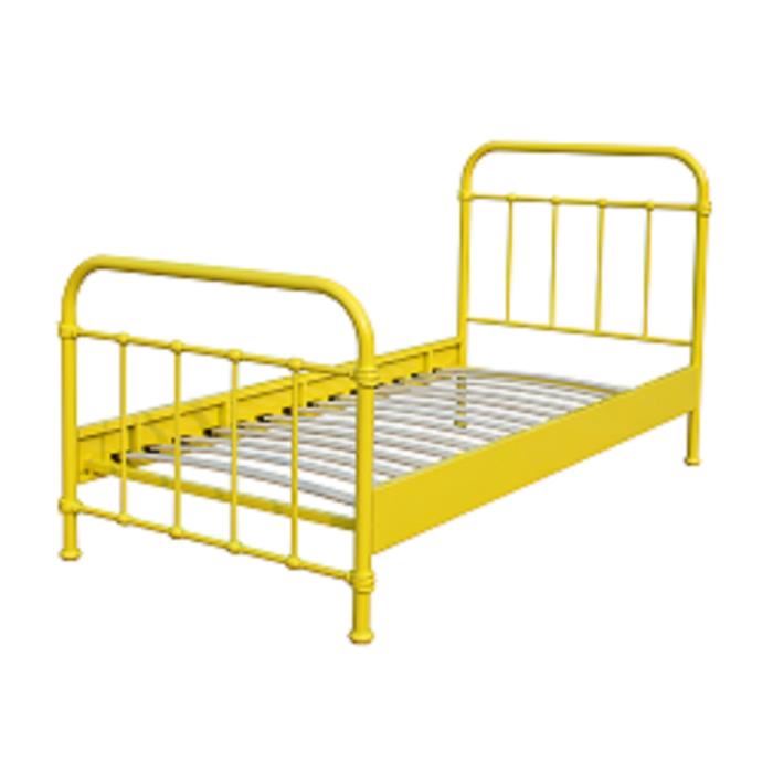 Lit enfant Chicago 90x200 cm jaune