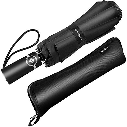 Newdora Resistant Au Vent Coupe Vent Parapluie De Voyage Incassable Leger 8 Bale