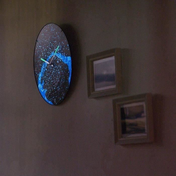 Nextime Horloge Murale Milky Way Dome - Plastique - Ø 35 Cm