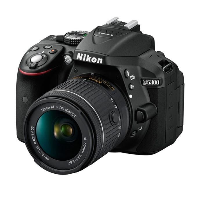 Nikon D5300 Appareil Photo Reflex Avec Objectif - Noir + Af-p 18-55vr
