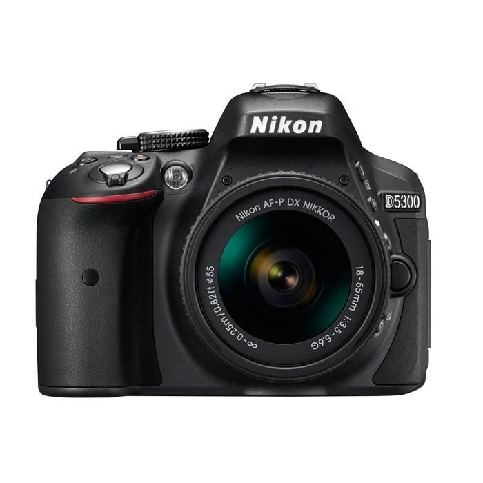 Nikon D5300 Appareil Photo Reflex Avec Objectif - Noir + Af-p 18-55vr