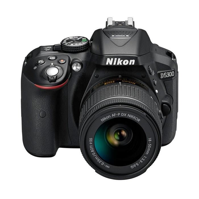 Nikon D5300 Appareil Photo Reflex Avec Objectif - Noir + Af-p 18-55vr