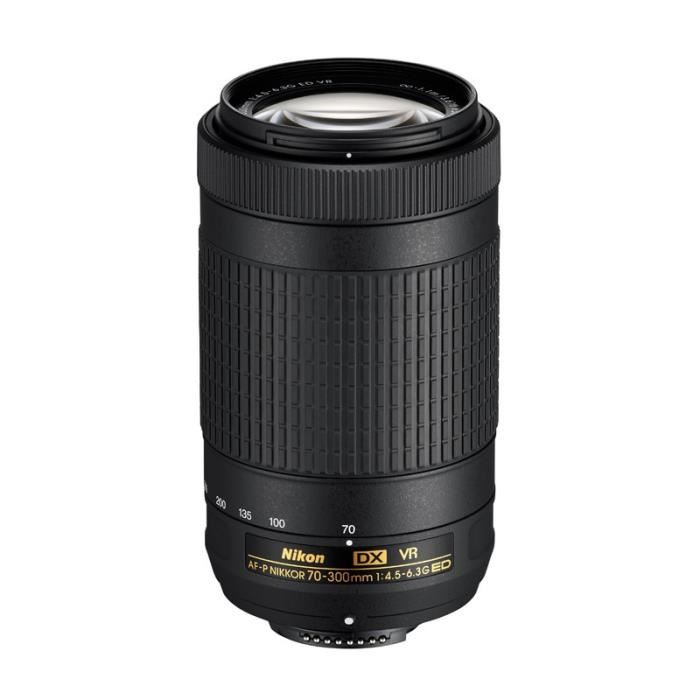Nikon Objectif Af-p Dx 70-300 Mm F/4.5-6.3g Ed Vr