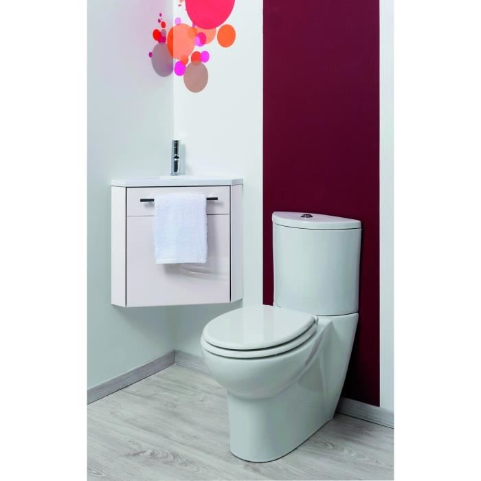 Meuble lave mains NINO ANGLE BLANC - LT AQUA +