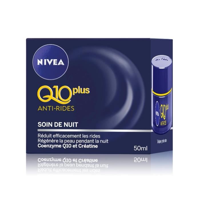 Soin De Nuit Anti-rides Q10 Plus Nivea - Le Pot De 50 Ml