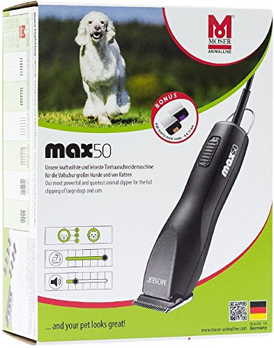 Moser Tondeuse A Cable Max 50 - Noir - Pour Chien