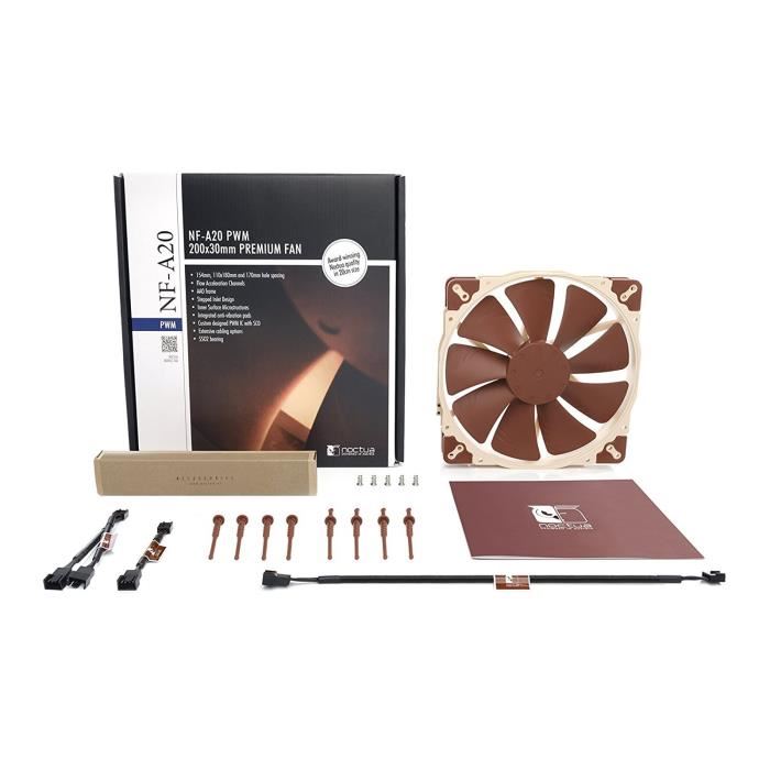 Noctua Ventilateur De Boitier Nf A20 Flx 200 Mm